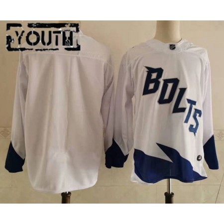 Børn NHL Tampa Bay Lightning Trøje Blank Adidas 2022 Stadium Series Authentic
